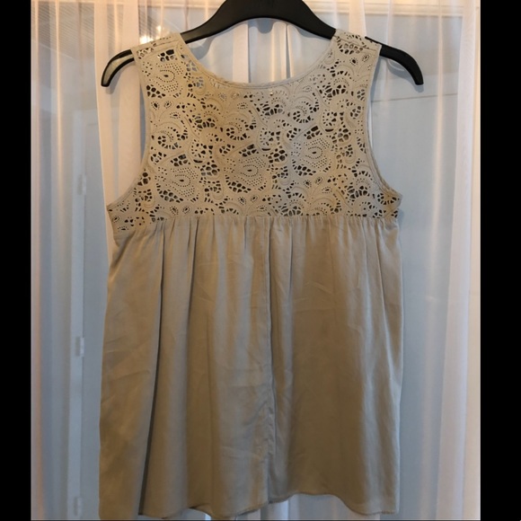 Cotton -leather top - Picture 3 of 4